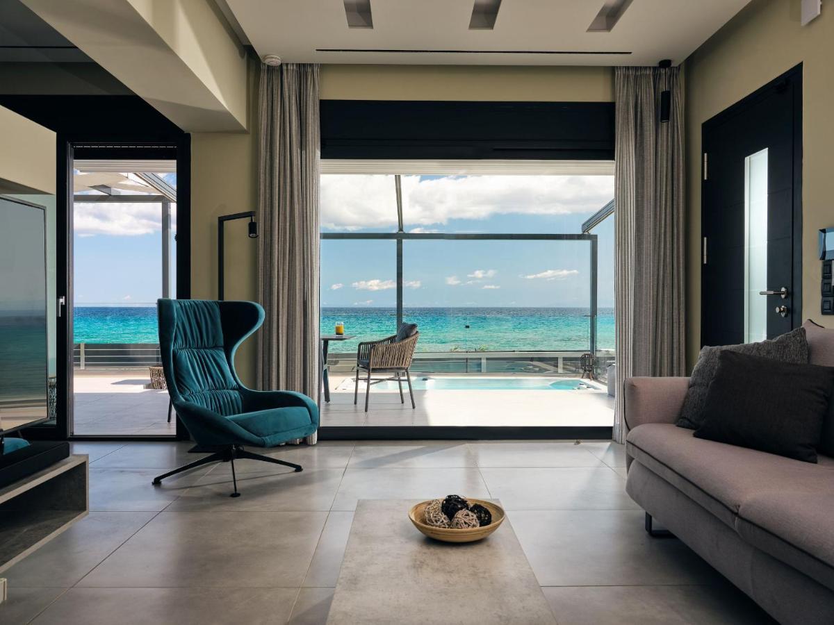 Blue View Villa - Coastal Elegance With Swim Spa, By Zantewize Alykanas  Buitenkant foto