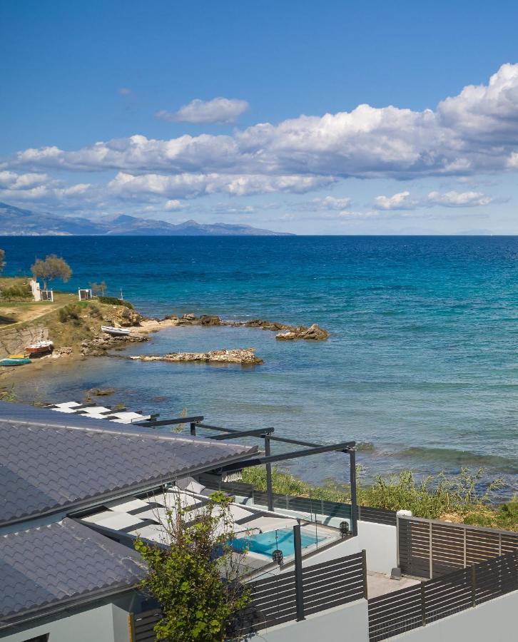 Blue View Villa - Coastal Elegance With Swim Spa, By Zantewize Alykanas  Buitenkant foto