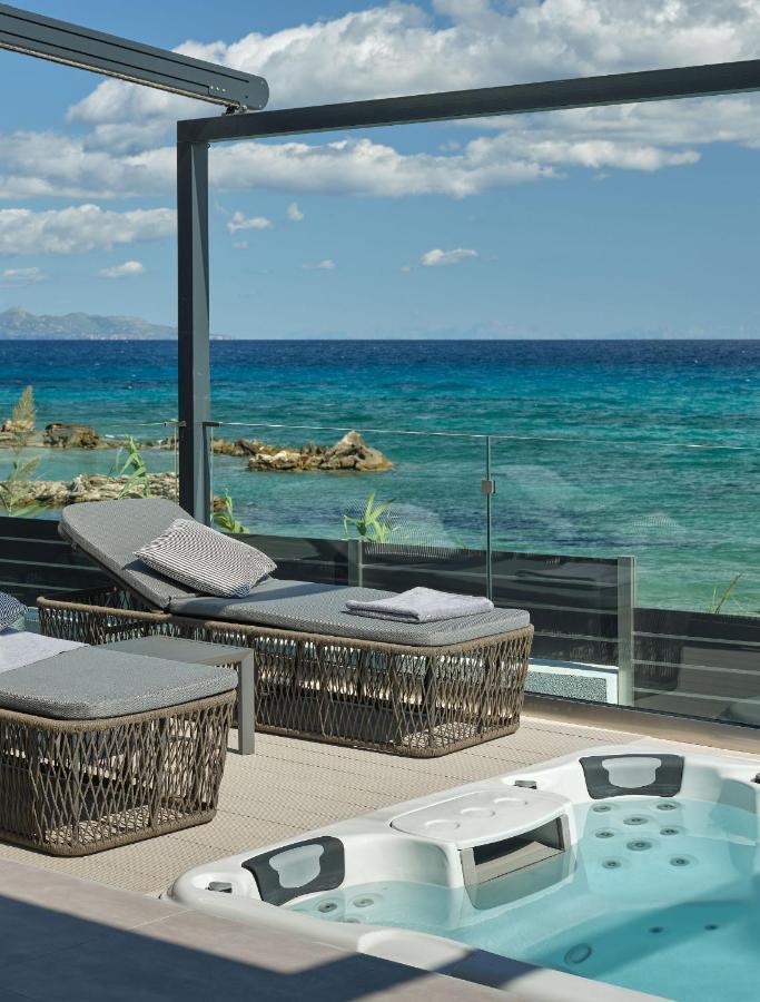 Blue View Villa - Coastal Elegance With Swim Spa, By Zantewize Alykanas  Buitenkant foto